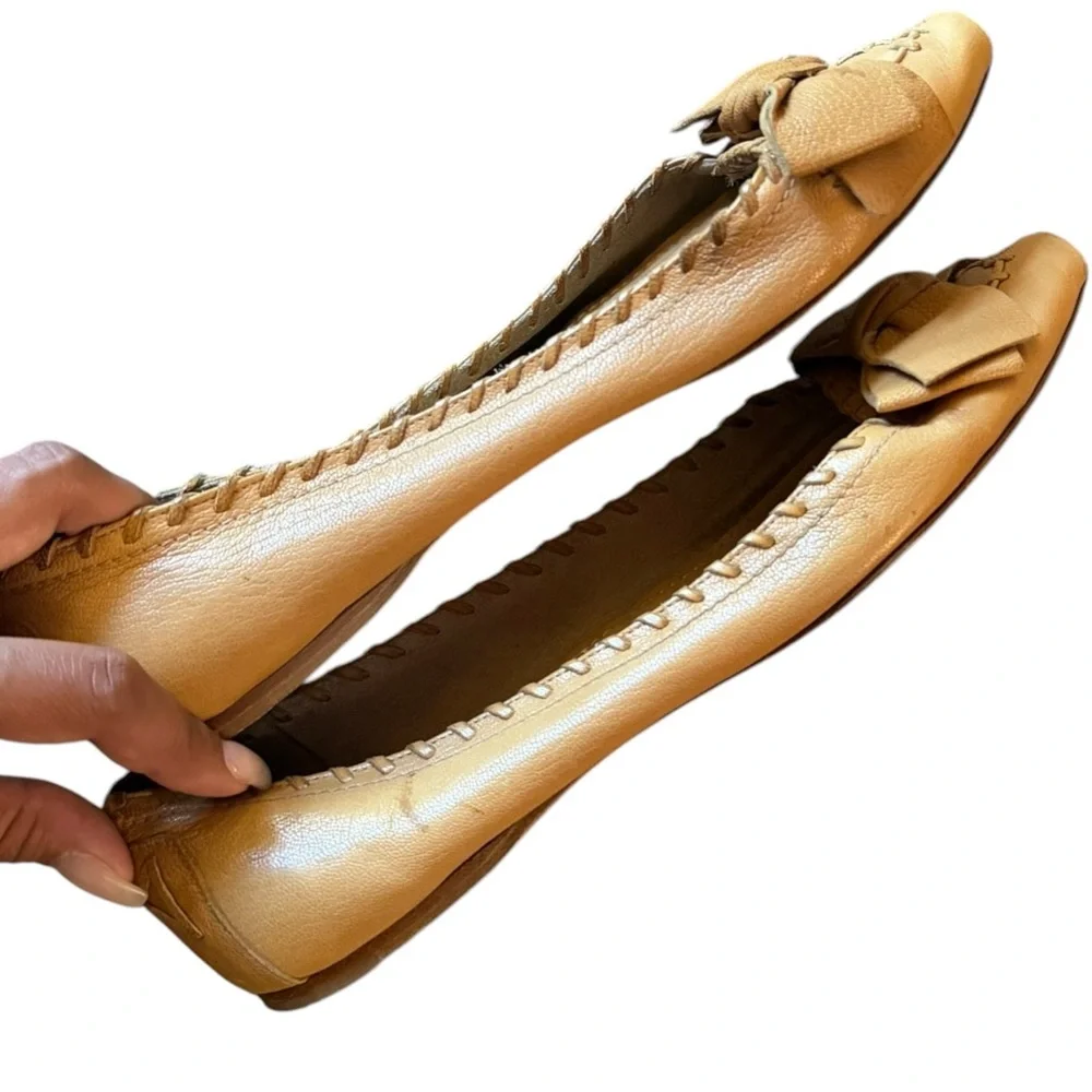 miu miu Vintage Designer Bow Ballet Flats